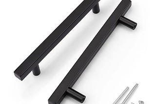 knobwell-6-pack-7-12-modern-stainless-steel-t-bar-cabinet-handles-euro-style-black-drawer-pulls-kitc-1