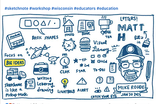 🎨 Sketchnoting with a Legend: My Experience at Mike Rohde’s Workshop 🎨