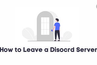 how to leave discord server you created