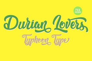 Durian Lovers Font