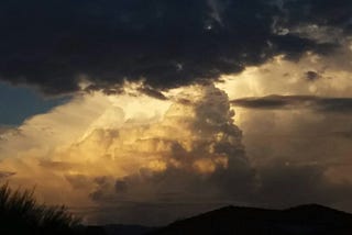 Storm clouds gathering.