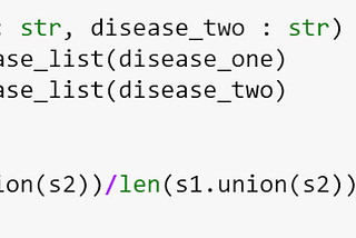 Illness Jaccard Similarity — Assignment 3