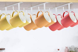 Space-Saving Under-Cabinet Mug Organizer | Image