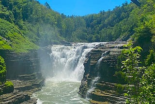 Waterfall Hiking at Letchworth State Park