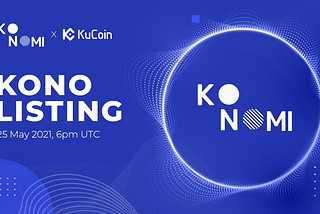 Konomi Network Auflistung Ankündigung auf Kucoin