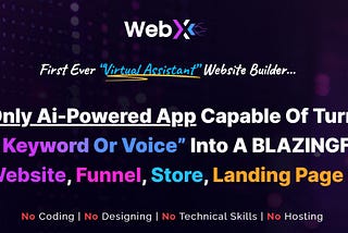 WebX FE + $1k/Day AI Website Bot
