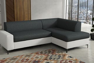 dark grey corner sofa
