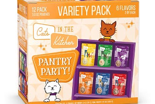 Cats In The Kitchen: Weruva Cat Food Variety Pack (12 Pouches) | Image