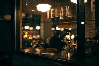 Relax sign