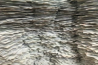 A stack of fundraising proposals