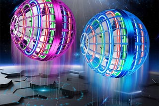 Groparer Soaring Orb Ball: Floating LED Light Magic Flying Orbs Set | Image