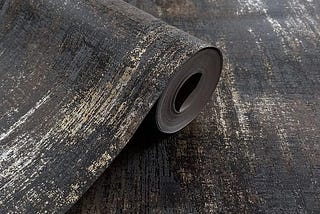 am1nah-distressed-wallpaper-industrial-metallic-wall-paper-charcoal-gold-1