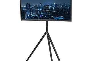 vivo-black-easel-45-to-65-screen-studio-tv-tripod-adjustable-floor-stand-1
