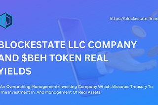 HOW DOES BLOCKESTATE PLAN TO HAVE RWAs ON-CHAIN AND DISTRIBUTE INCOME FROM AND FOR OPERATIONS?