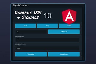 Heavily Dynamic UIs with Angular Signals