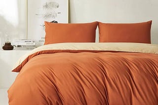 jyhoney-burnt-orange-duvet-cover-set-queen-size-caramel-pumpkin-reversible-beige-bedding-set-modern--1