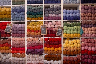 Balls of yarn