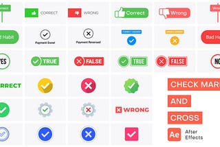 Checkmark & Cross Animation Pack