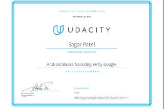 Udacity Google Android Basics Nanodegree Scholarship Experience