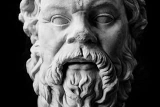 statue of Socrates — father of personal development