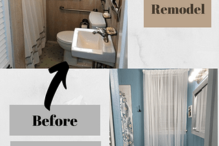 I did a DIY Bathroom Remodel for Under $200