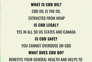 CBD Benefits (Updated)