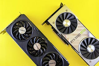 NVIDIA GPUs with 16 GB o video RAM for AI and Deep Learning