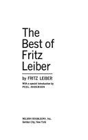 The Best of Fritz Leiber | Cover Image