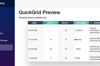 Blazor : QuickGrid (Preview)