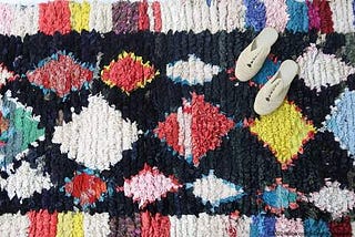 Moroccan Berber Boucharouite Rug