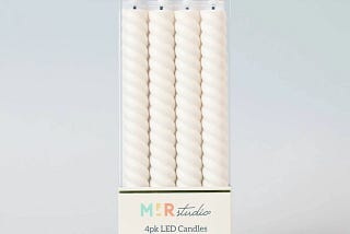 Beautiful LED Taper Candles for Holiday Decor | Image