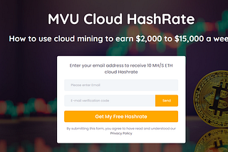 MVU Cloud Mining: A Paradise for New Cloud Mining Users