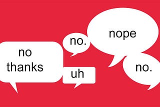 How do you say “no” to salespeople?