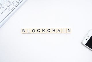 Image informing it’s a blockchain essay