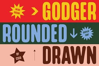 Godger Rounded Drawn Font 1