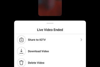 Where is Instagram Live video saved? Is there an Instagram Live archive?