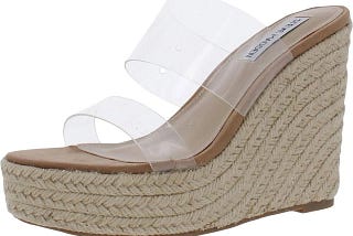 Clearly Elevated: Steve Madden Sunrise Clear Wedge Sandals | Image