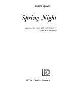 Spring Night | Cover Image
