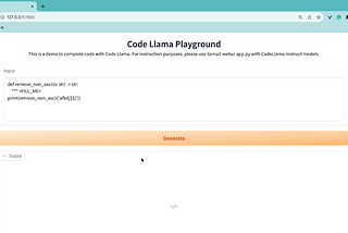 Run Code Llama locally on Your Macbook