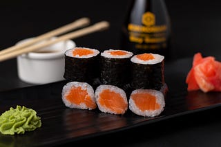 Sushi and Napkin Doodles