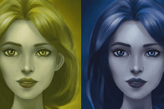 Do Blue and Yellow make Green? Or Yellowish Blue? — Stereosight