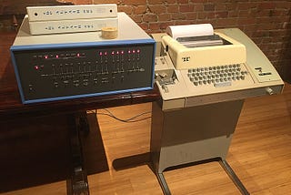 Original Altair 8800 and Teletype ASR 33