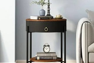 asya-black-metal-end-table-with-drawer-2-tier-wooden-nightstand-round-side-table-for-living-room-bed-1