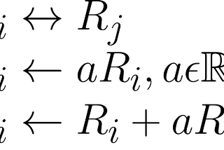 Gaussian Elimination