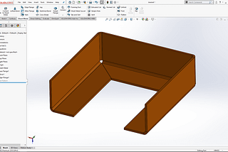 Using different design methods of Sheet Metal in SOLIDWORKS