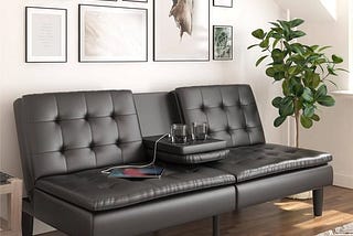 mainstays-memory-foam-futon-with-cupholder-and-usb-black-faux-leather-1