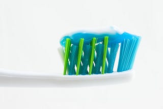 Use the right amount of toothpaste.