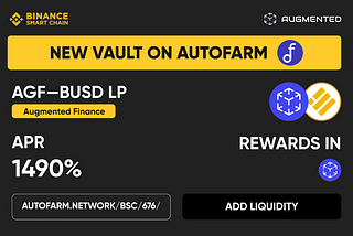 Augmented Finance <> Autofarm: New Reward Program on BNB Smart Chain