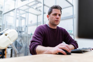 Man creating the person who is getting celebrated everyday for Google