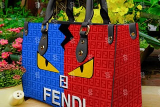 Eye Fendi Leather Handbag